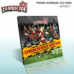 CMON Zombicide Season 2 Prison Outbreak: 9 Double Sided Game Tiles
