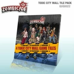 CMON Zombicide: Toxic City Mall 4 Double Sided Game Tiles