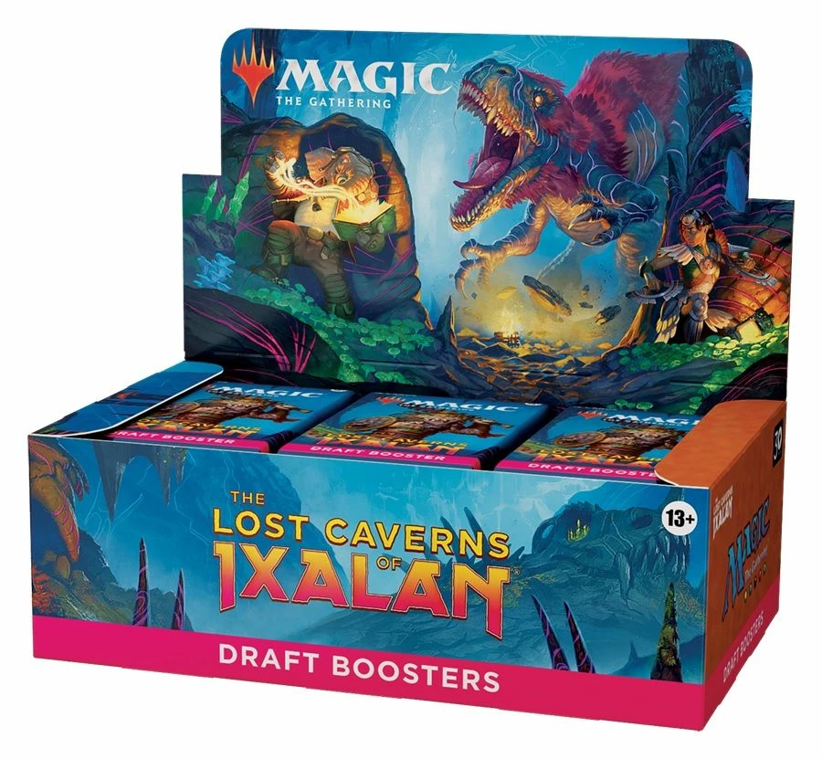 Wizards Of The Coast Magic The Gathering: The Lost Caverns Of Ixalan: Draft Booster Box 1 Wizards Of The Coast Magic The Gathering: The Lost Caverns Of Ixalan: Draft Booster Box