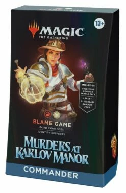 Wizards Of The Coast Magic The Gathering: Murders At Karlov Manor: Blame Game Commander Deck