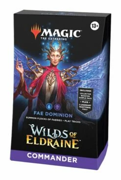 Wizards Of The Coast Magic The Gathering: Wilds Of Eldraine: Fae Dominion Commander Deck