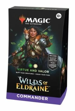 Wizards Of The Coast Magic The Gathering: Wilds Of Eldraine: Virtue And Valor Commander Deck