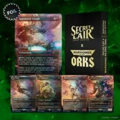 Wizards Of The Coast Secret Lair Drop Series: Warhammer 40,000: Orks (Traditional Foil Edition)